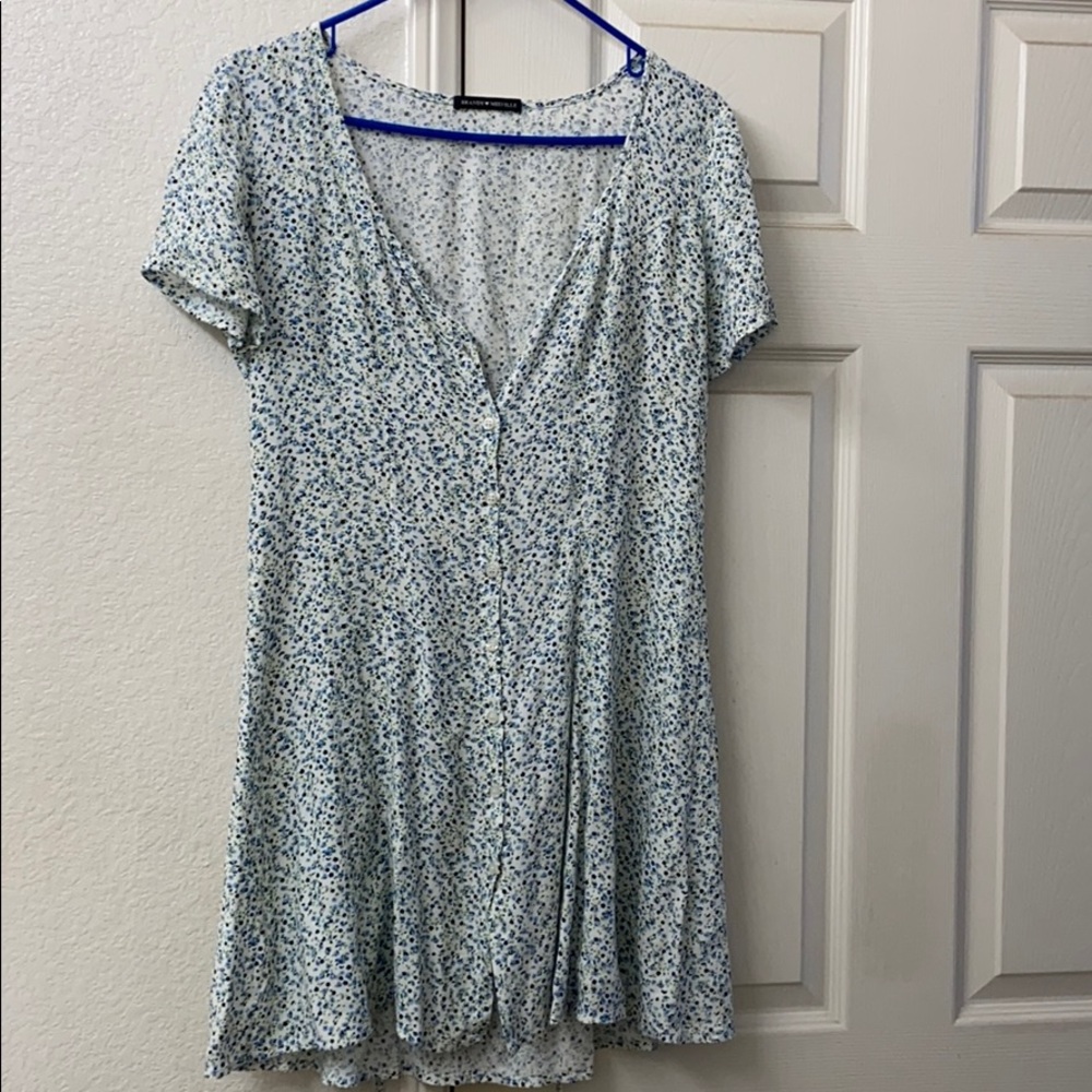 Brandy Melville - Blue Floral Lara Dress